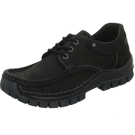 Wolky Schnürschuh black