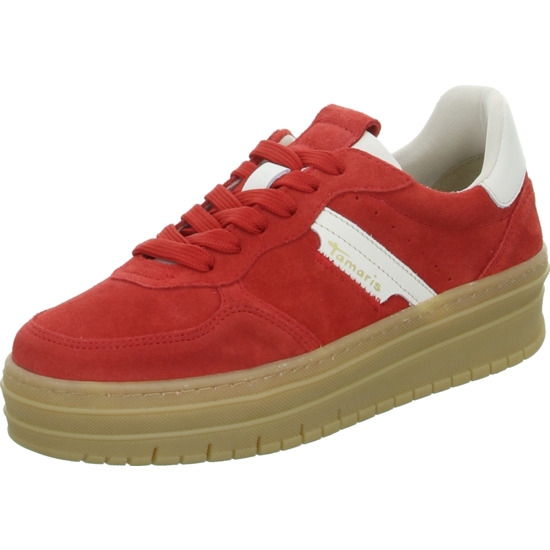 Tamaris Sneaker red comb